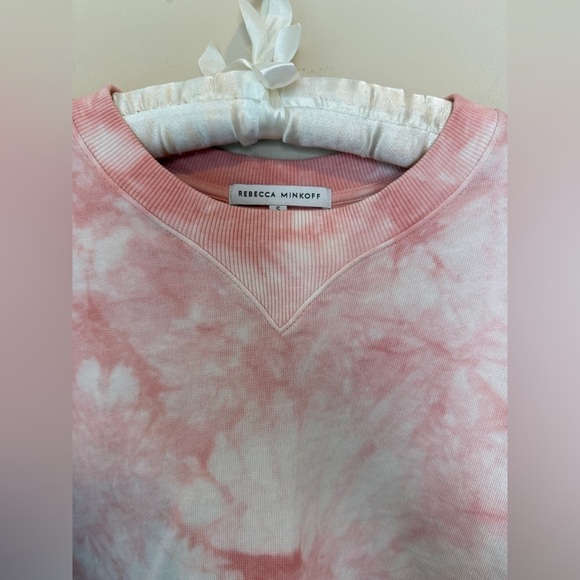REBECCA MINKOFF Tie-Dye Print Crew Neck Sweatshirt Size: S - Picture 8 of 10